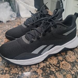 Reebok Women's Black and Gray Athletic Shoes